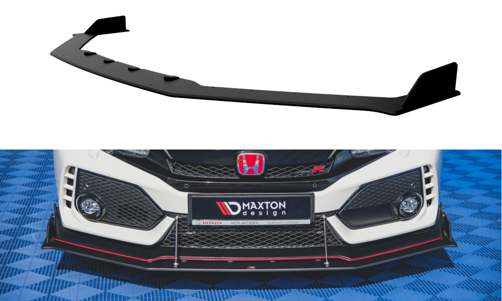 Street pro front splitter honda civic type r mk10