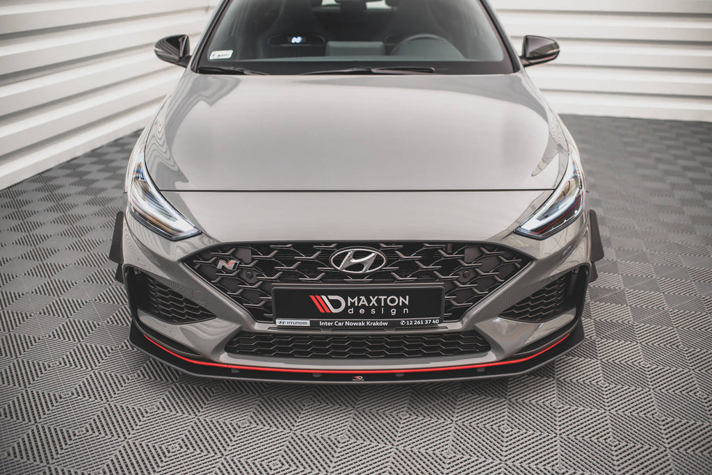 Street pro front splitter hyundai i30 n hatchback/fastback mk3 ansiktsløftning