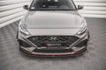 Street pro front splitter hyundai i30 n hatchback/fastback mk3 ansiktsløftning