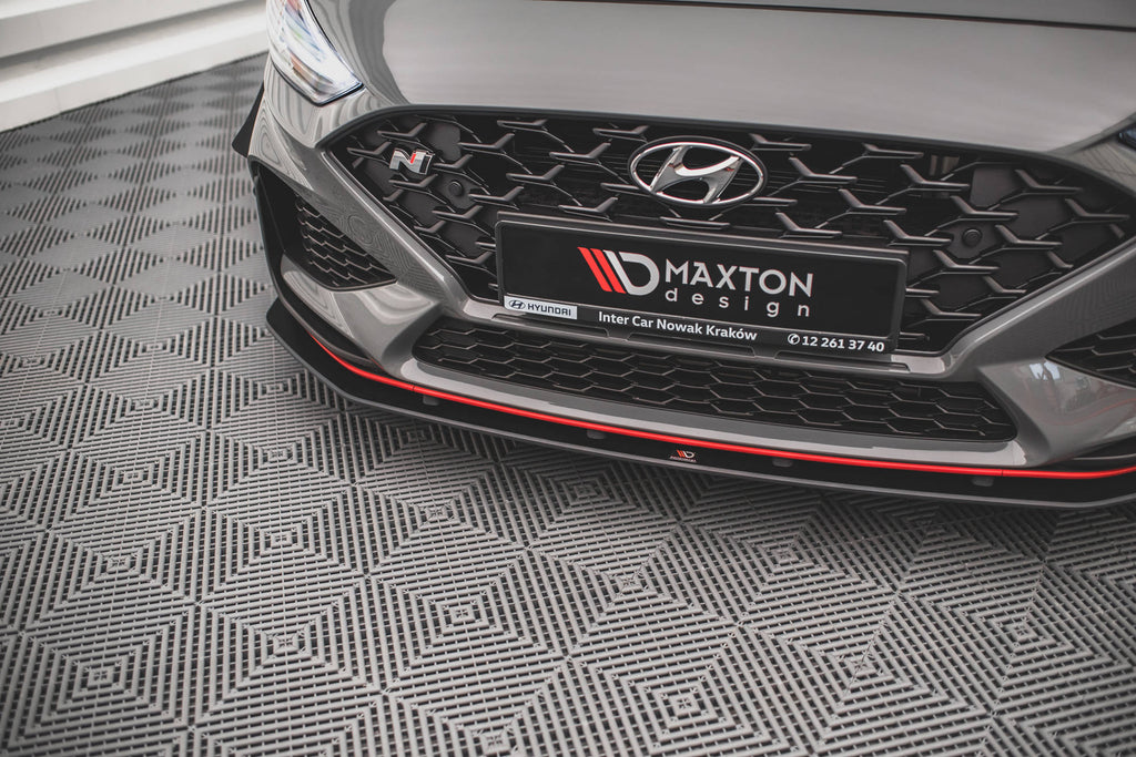 Street pro front splitter hyundai i30 n hatchback/fastback mk3 ansiktsløftning