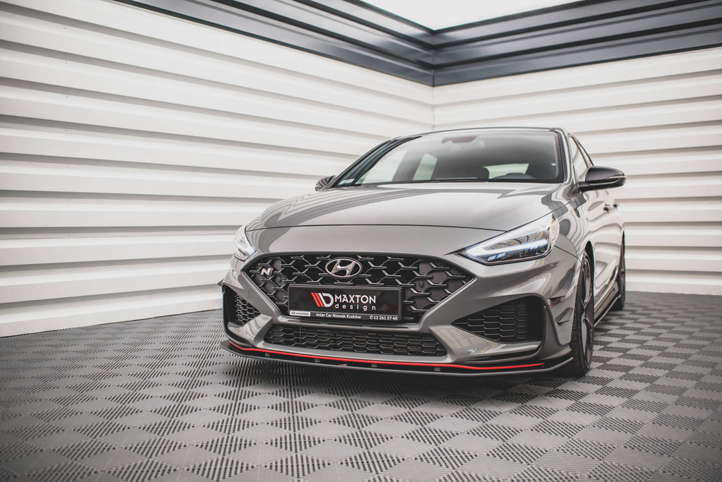 Street pro front splitter hyundai i30 n hatchback/fastback mk3 ansiktsløftning