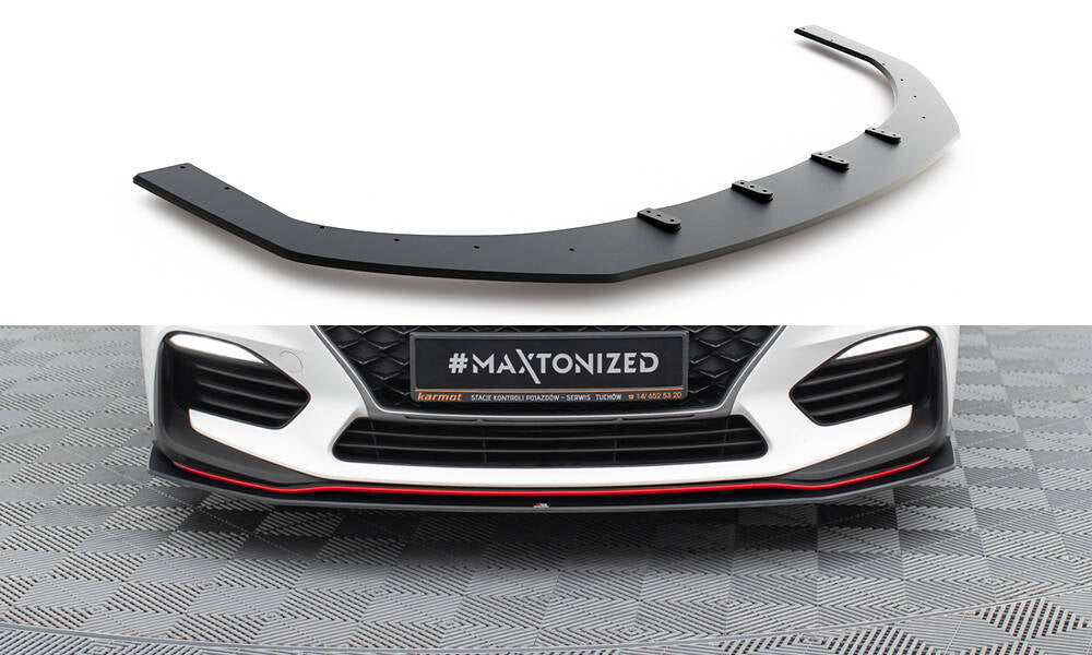 Street pro front splitter hyundai i30 n mk3 hatchback / fastback