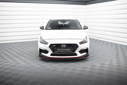 Street pro front splitter hyundai i30 n mk3 hatchback / fastback