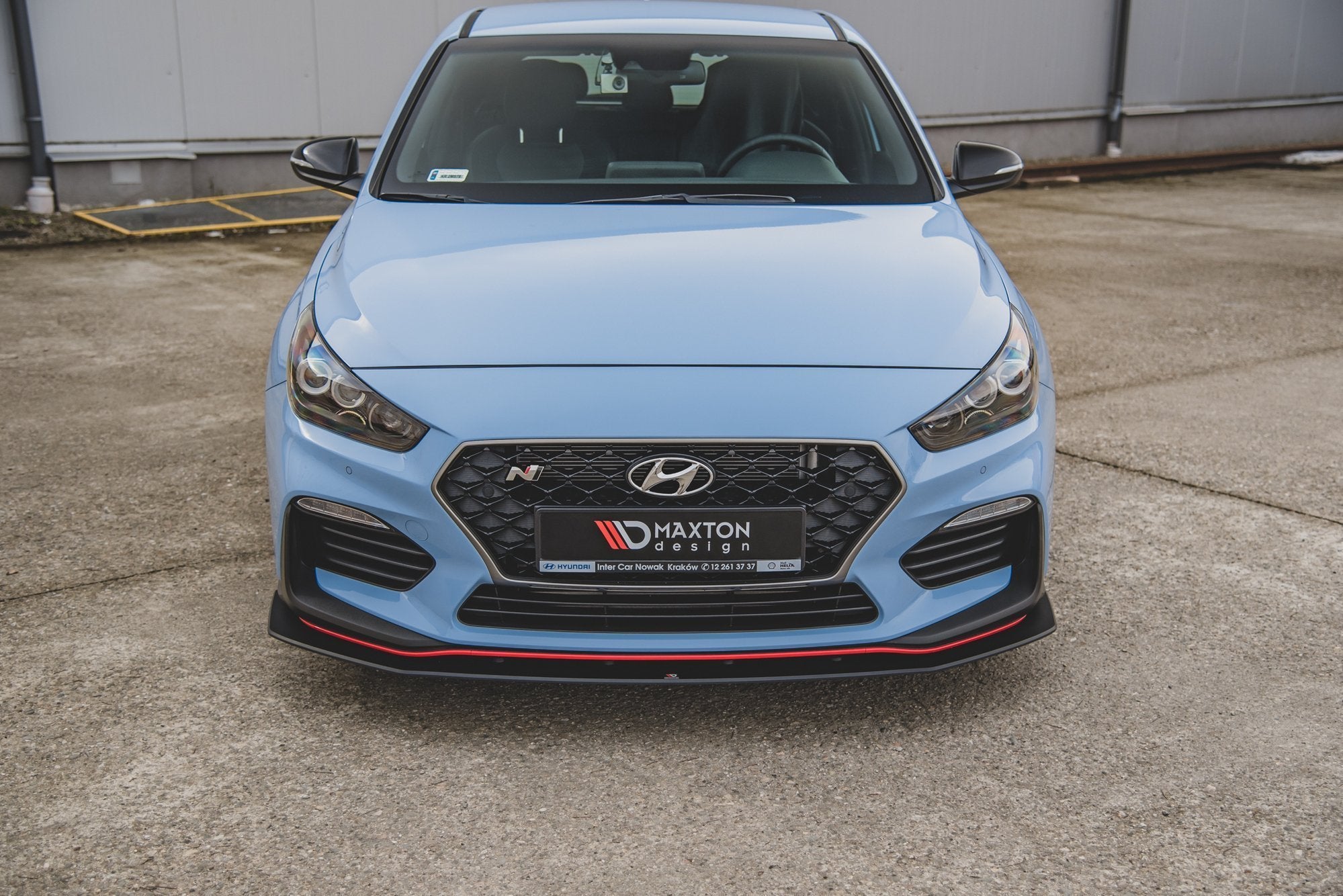 Street pro front splitter hyundai i30 n mk3 hatchback / fastback