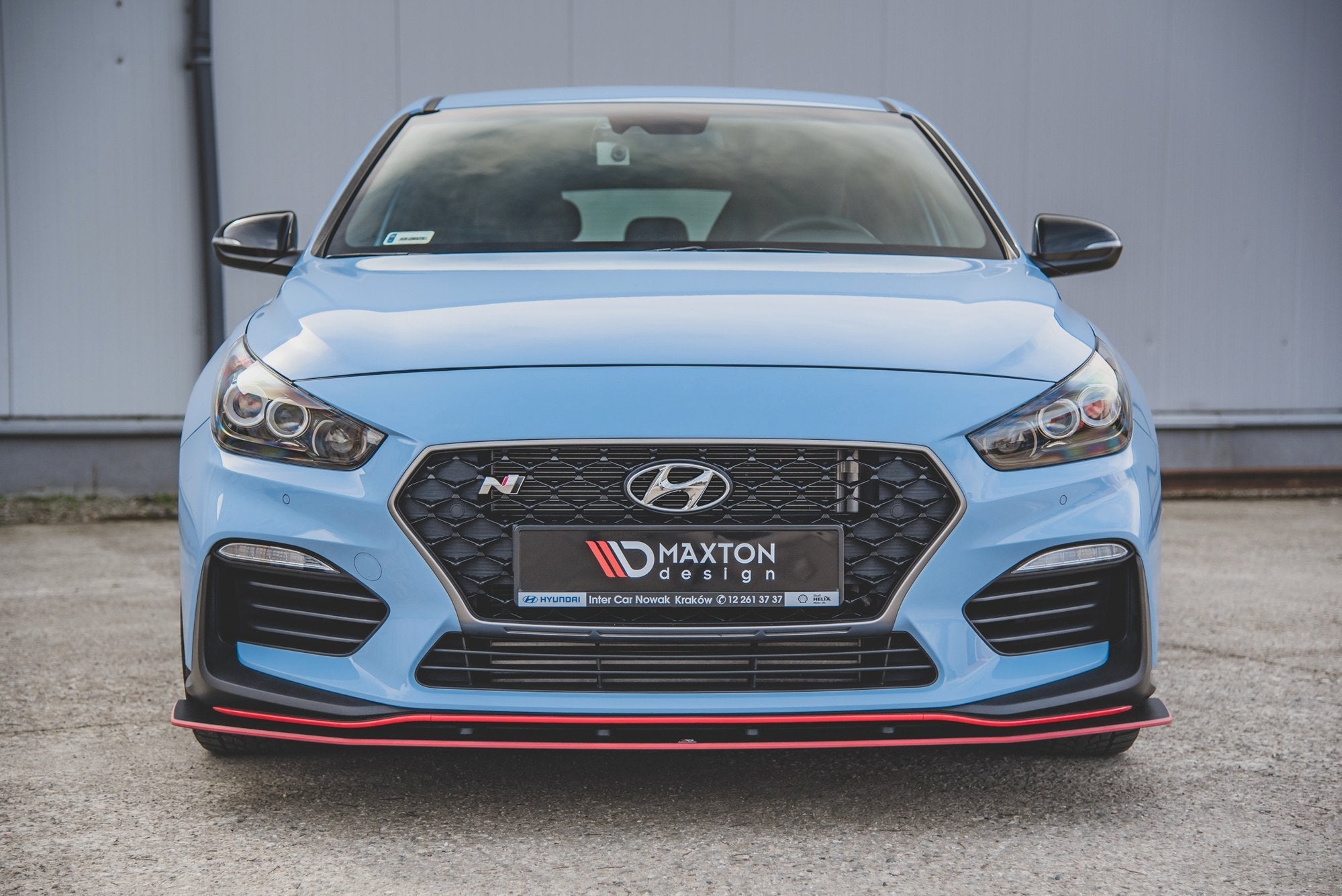 Street pro front splitter hyundai i30 n mk3 hatchback / fastback