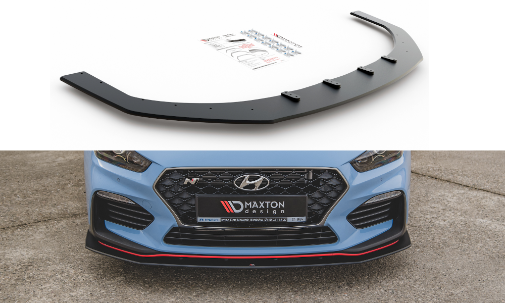 Street pro front splitter hyundai i30 n mk3 hatchback / fastback