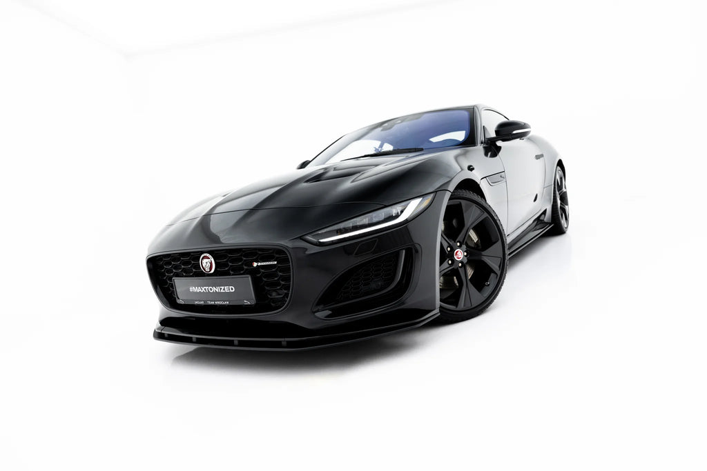 Street pro front splitter jaguar f-type x152 facelift 2