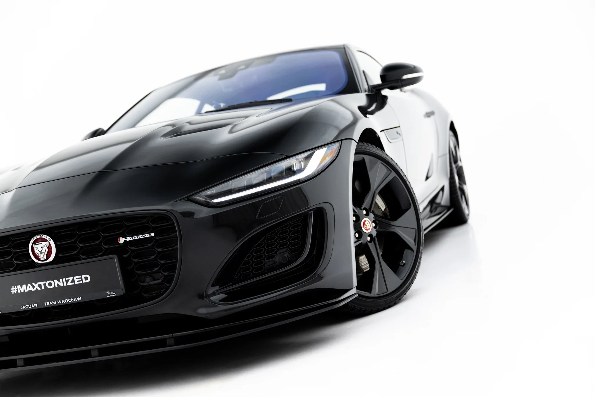 Street pro front splitter jaguar f-type x152 facelift 2