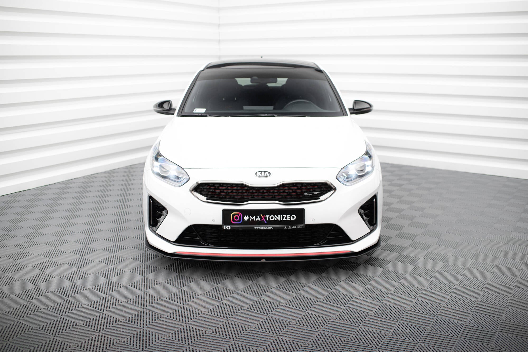 Street pro front splitter kia ceed gt mk3 / proceed mk1