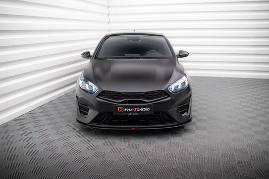 Street pro front splitter kia proceed gt mk3 facelift / ceed gt / gt - line mk1 facelift