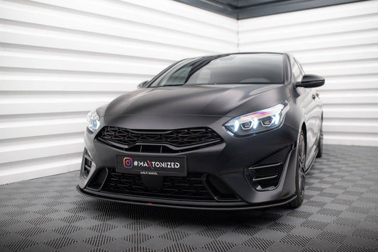 Street pro front splitter kia proceed gt mk3 facelift / ceed gt / gt - line mk1 facelift