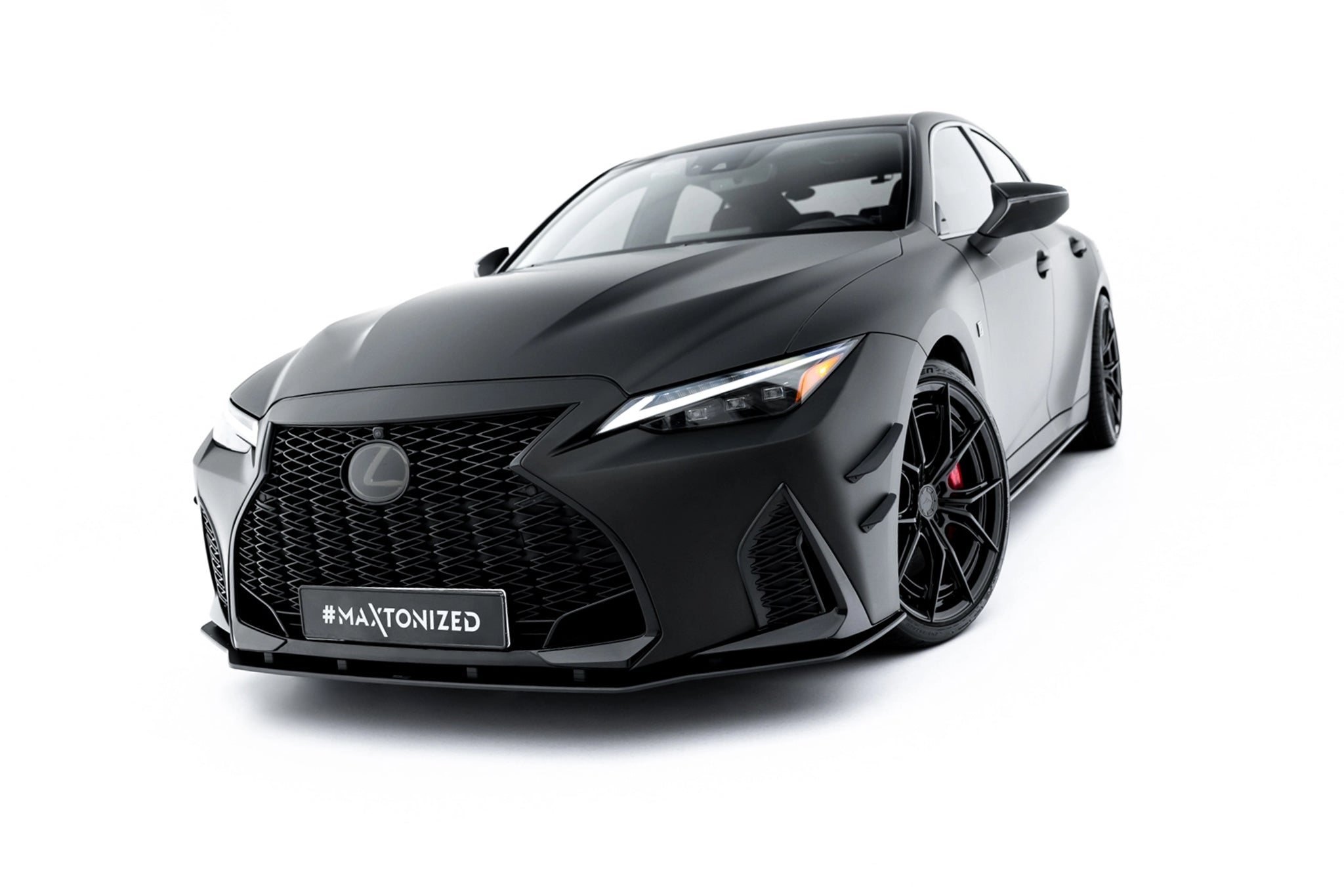 Street pro front splitter lexus is 500 mk3 facelift 2 (xe30)