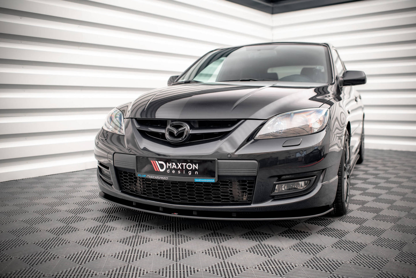 Street pro front splitter mazda 3 mps mk1