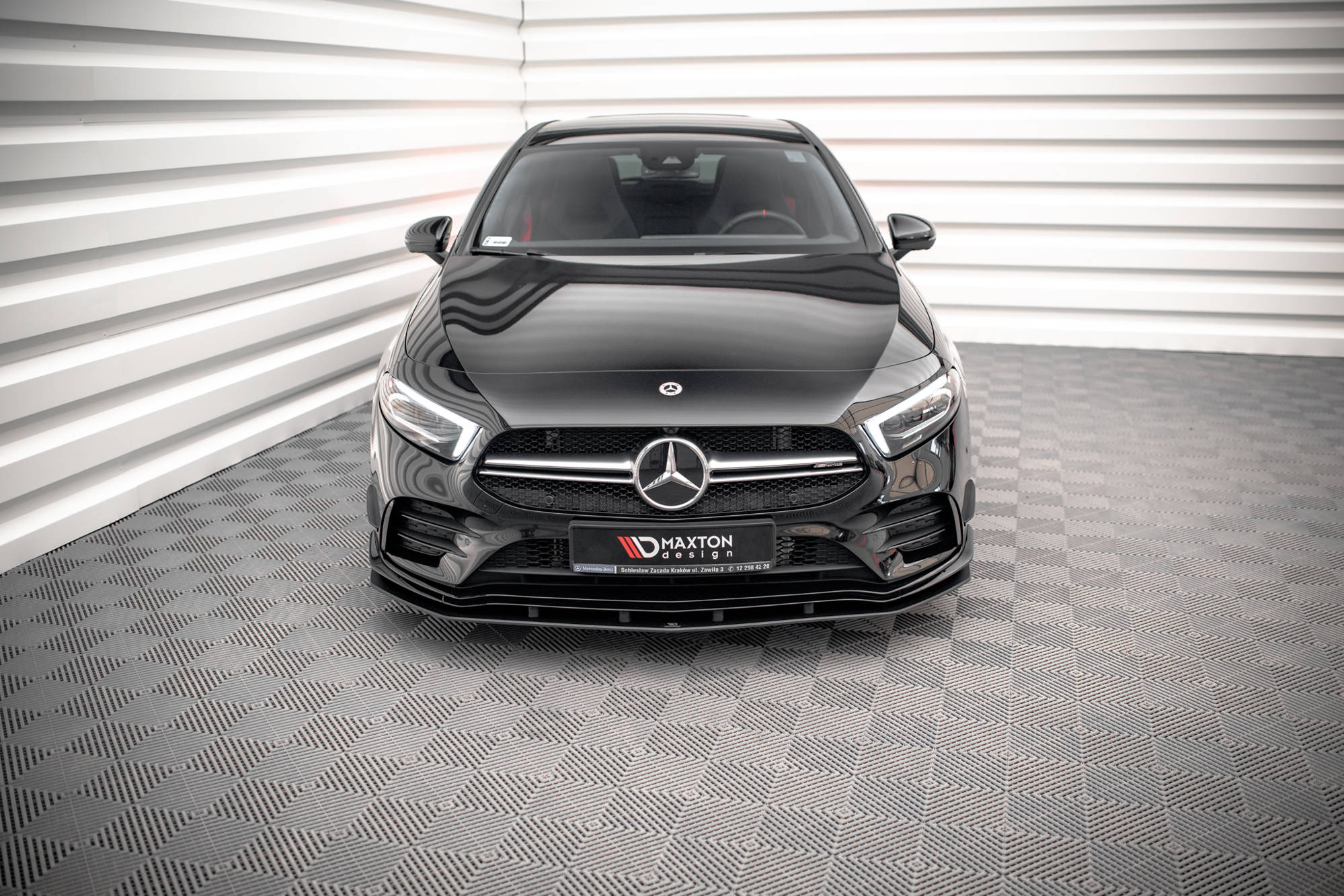 Street Pro frontsplitter Mercedes A35 AMG / AMG-Line Aero Pack W177