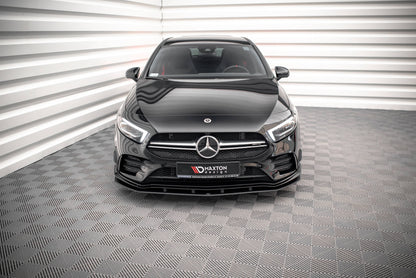 Street pro front splitter mercedes a35 amg / amg-line aero pack w177