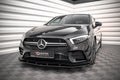 Street pro front splitter mercedes a35 amg / amg-line aero pack w177