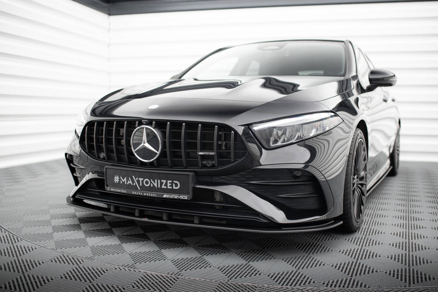 Street Pro frontsplitter Mercedes-AMG A35 W177 Facelift