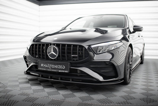 Street pro front splitter mercedes-amg a35 w177 facelift