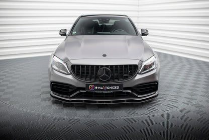 Street Pro frontsplitter Mercedes-AMG C63 Sedan / Stationcar W205 Facelift