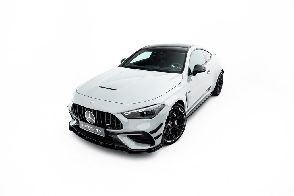 Street pro front splitter mercedes-amg cle 53 aero c236