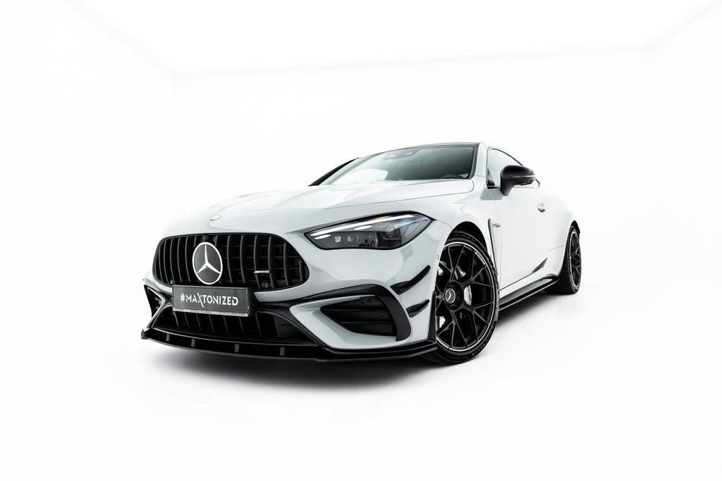 Street pro front splitter mercedes-amg cle 53 aero c236