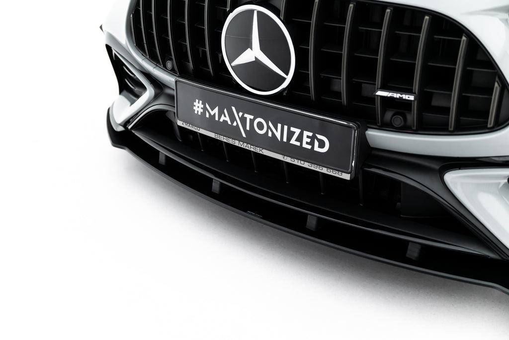 Street pro front splitter mercedes-amg cle 53 aero c236