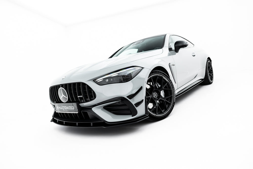 Street pro front splitter mercedes-amg cle 53 aero c236