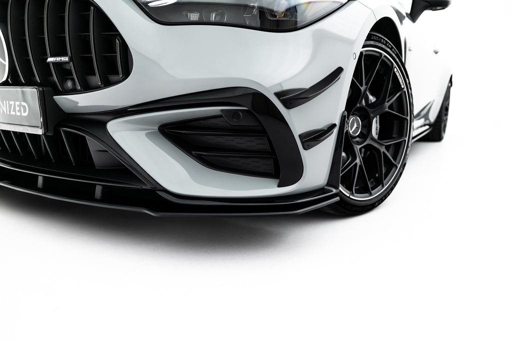 Street pro front splitter mercedes-amg cle 53 aero c236