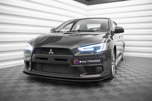 Street pro front splitter mitsubishi lancer evo x