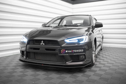 Street pro front splitter mitsubishi lancer evo x