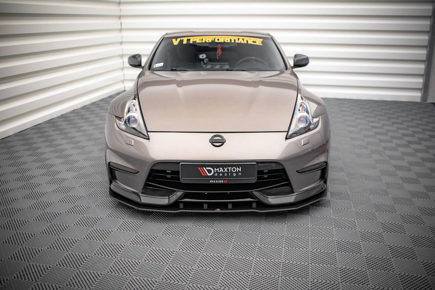 Street pro front splitter nissan 370z nismo facelift
