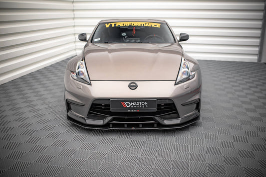 Street pro front splitter nissan 370z nismo facelift
