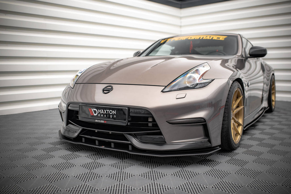 Street pro front splitter nissan 370z nismo ansiktsløftning