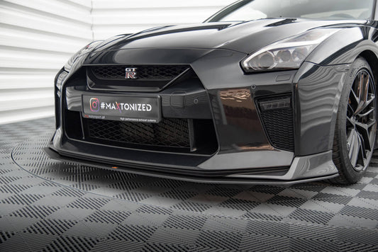 Street pro front splitter nissan gtr r35 facelift
