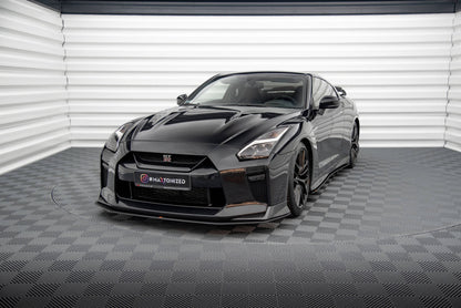 Street pro front splitter nissan gtr r35 facelift