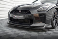 Street pro front splitter nissan gtr r35 facelift