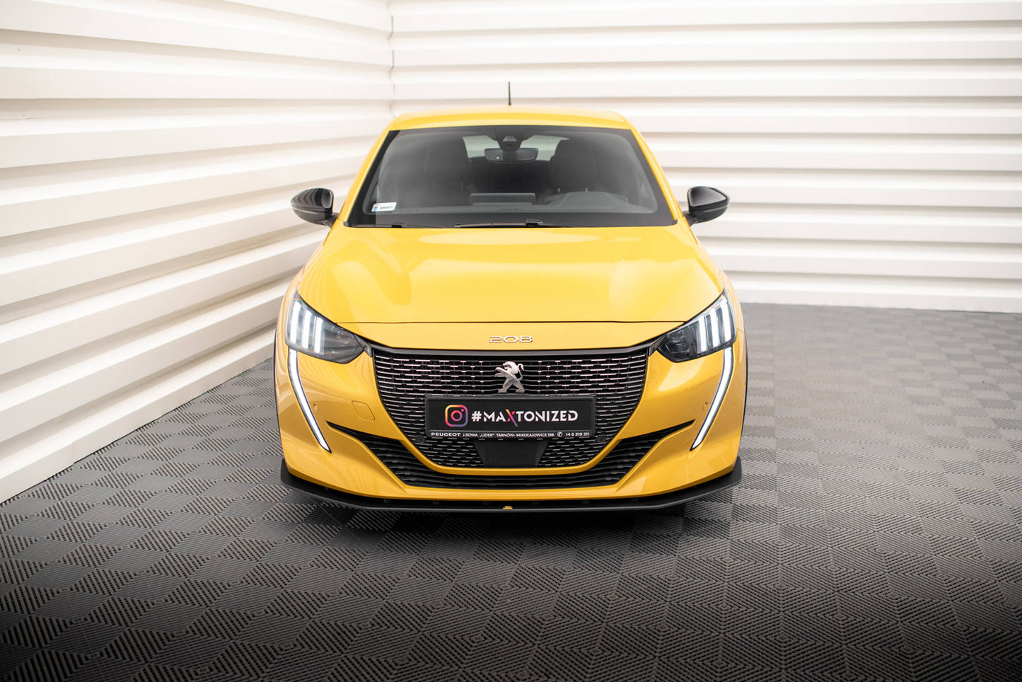 Street Pro frontsplitter Peugeot 208 GT MK2