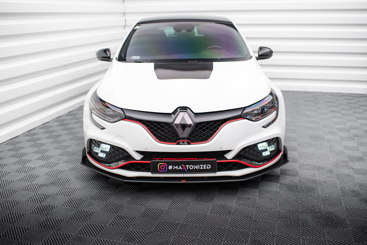 Street pro front splitter renault megane rs mk4