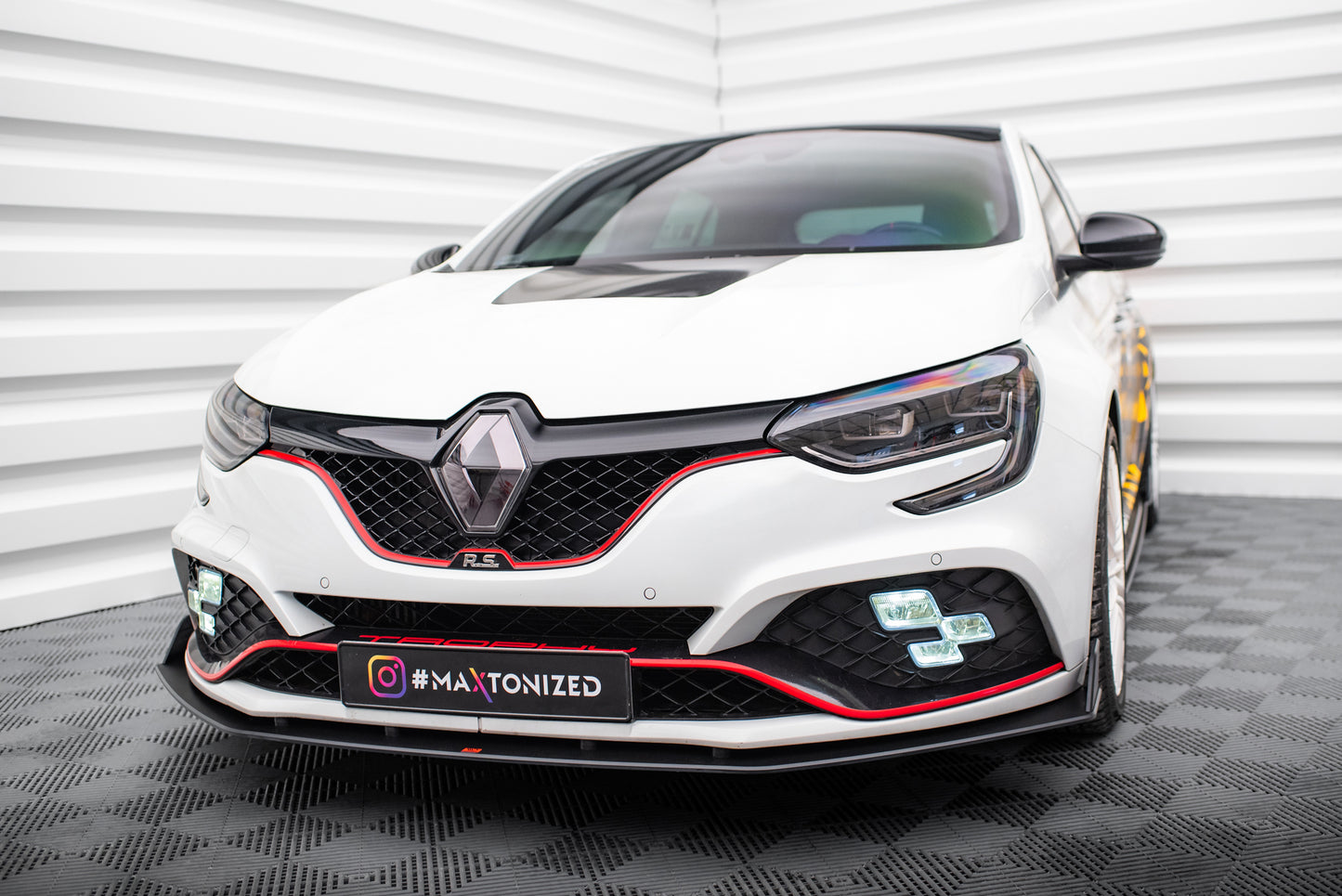 Street pro front splitter renault megane rs mk4