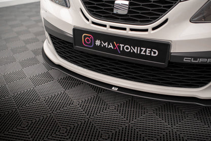 Street pro front splitter seat ibiza cupra sport coupe mk4