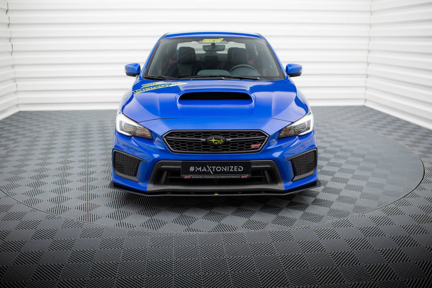 Street pro front splitter subaru wrx sti mk1 facelift