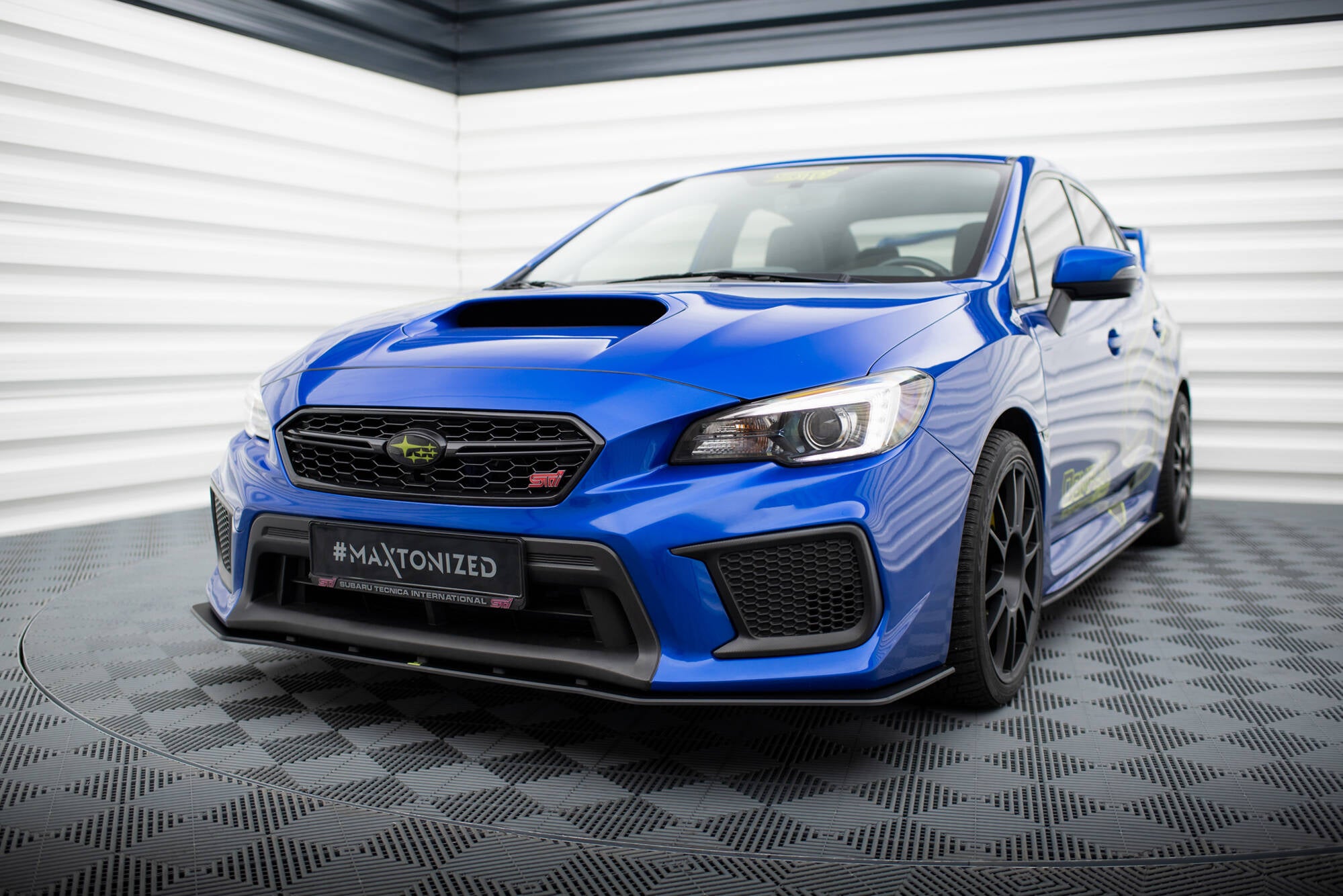 Street pro front splitter subaru wrx sti mk1 facelift
