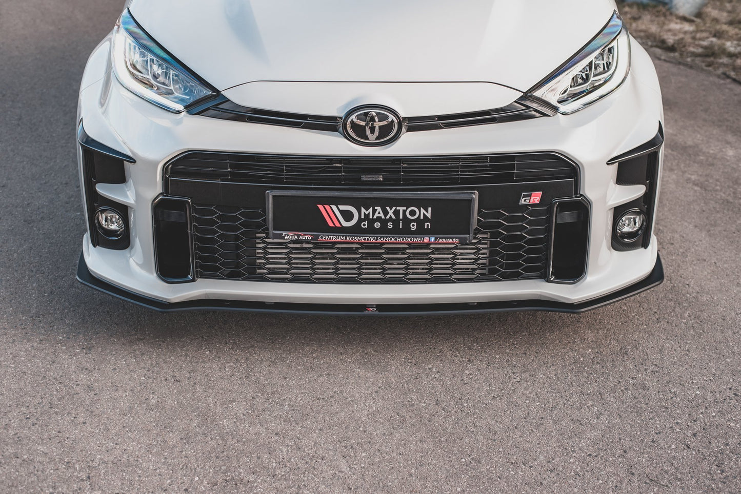 Street pro front splitter toyota gr yaris mk4