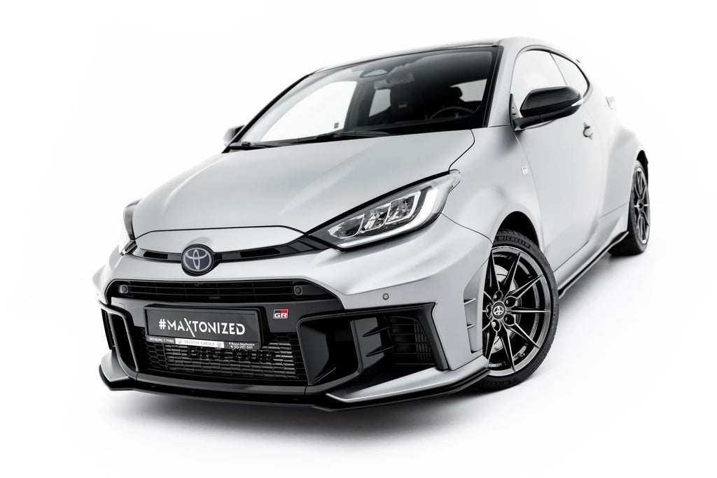 Street pro front splitter toyota gr yaris mk4 facelift