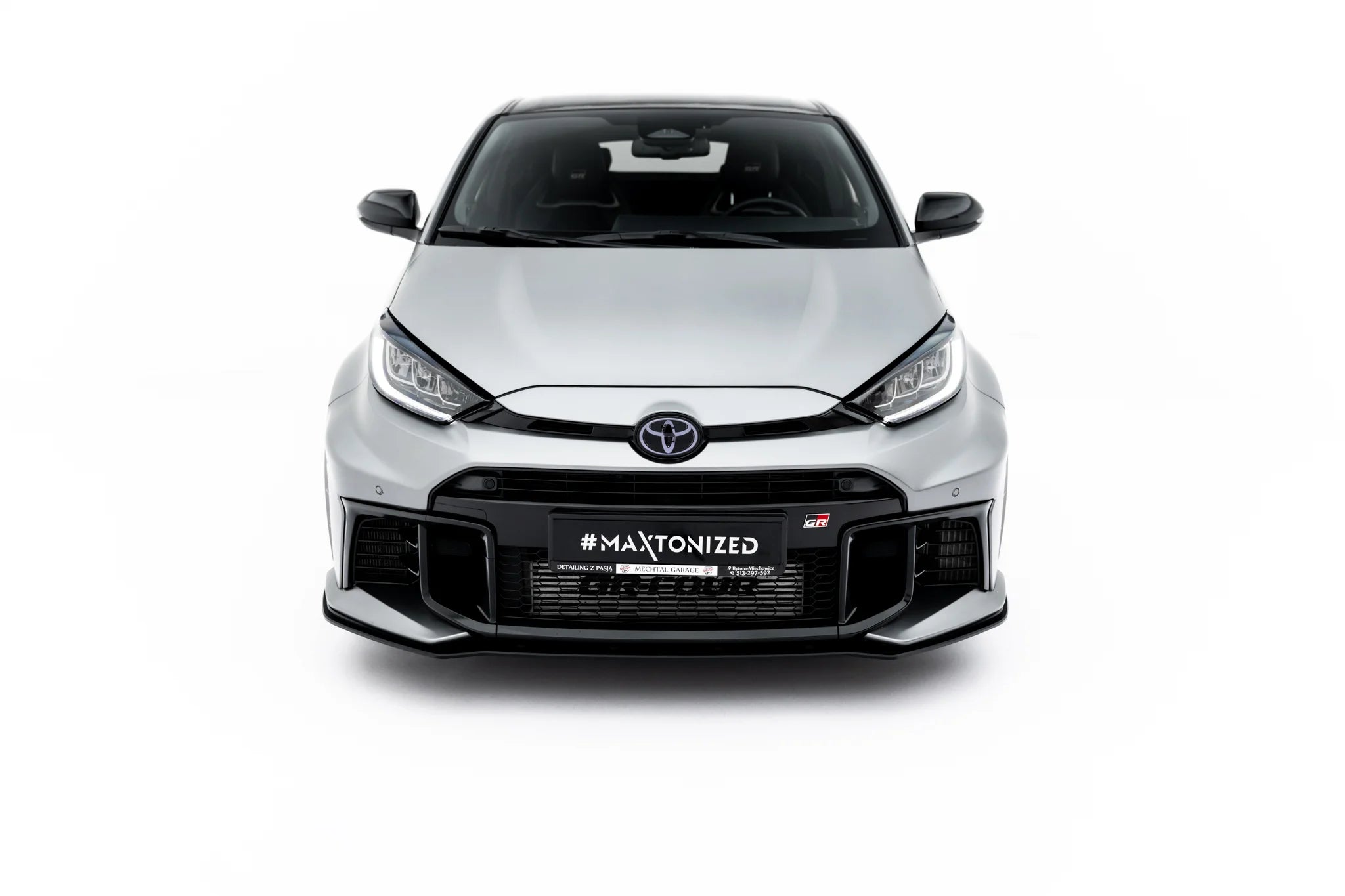 Street pro front splitter toyota gr yaris mk4 facelift