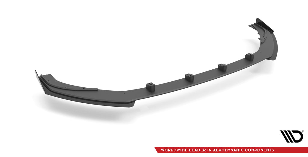 Street pro front splitter v.1 + klaffer audi s3 / a3 s-line sportback 8v ansiktsløftning