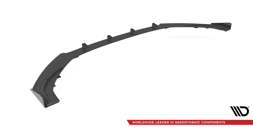 Street pro front splitter v.1 + klaffer audi s3 / a3 s-line sportback 8v ansiktsløftning