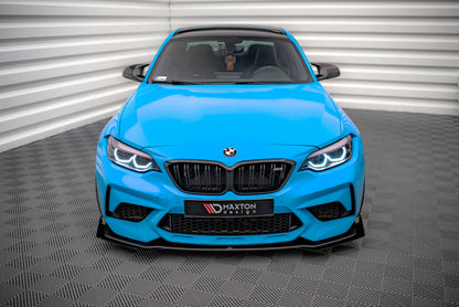 Street pro front splitter v.1 + flaps bmw m2 competition f87