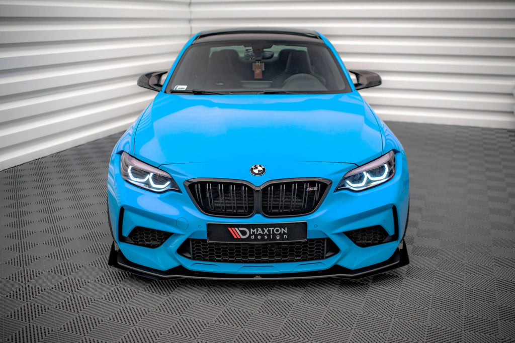 Street pro front splitter v.1 + flaps bmw m2 competition f87