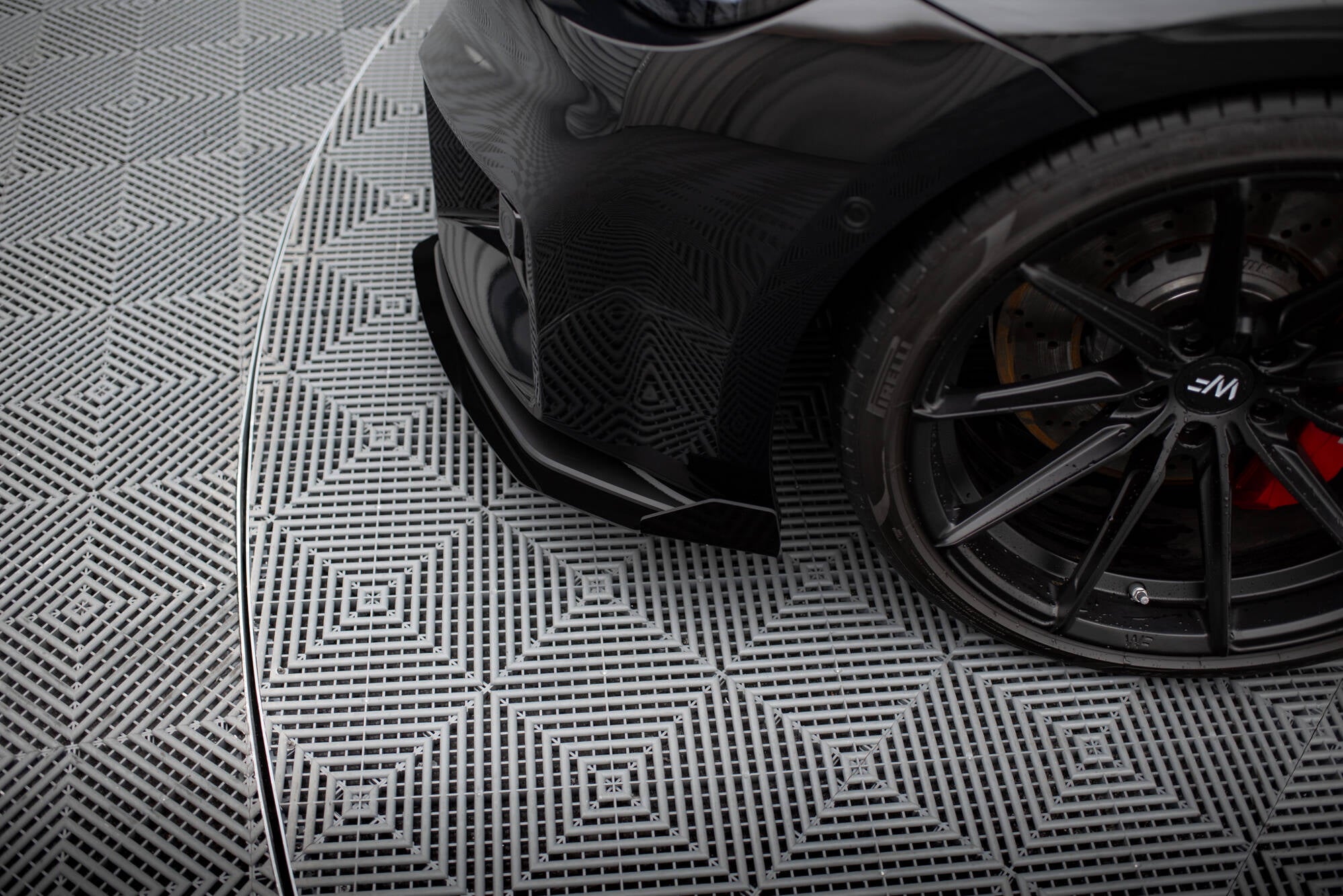 Street pro front splitter v.1 + flaps bmw m2 g87